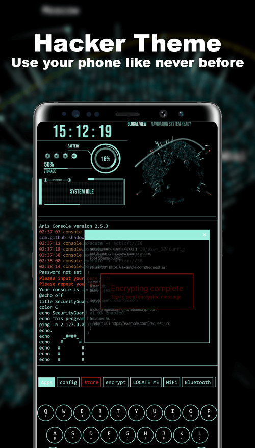 Hacker Theme Launcher-screenshot-1