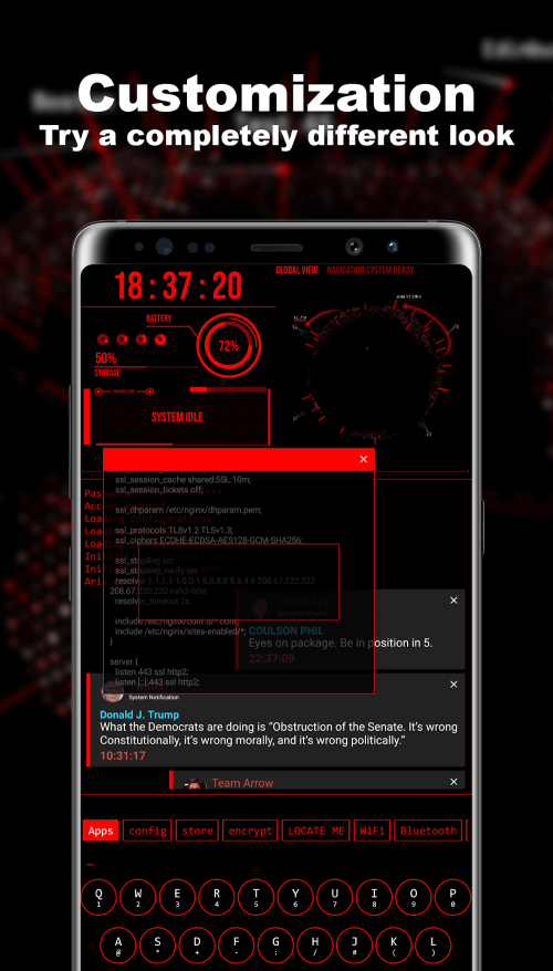 Hacker Theme Launcher-screenshot-2