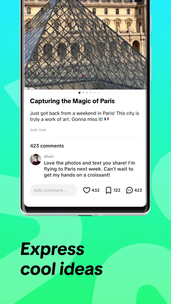 TikTok Notes Screenshots