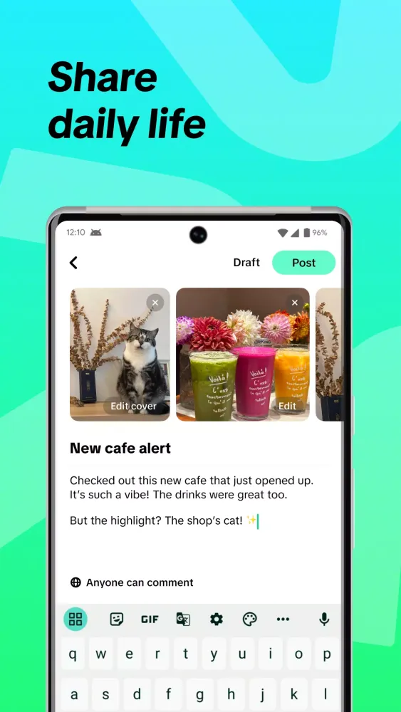 TikTok Notes Screenshots
