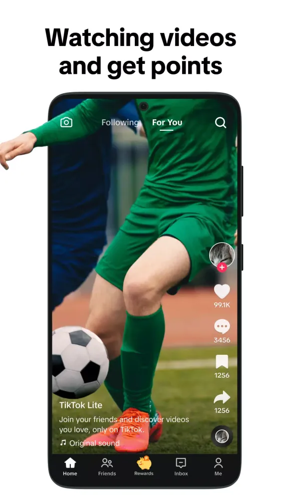 TikTok Lite Screenshots