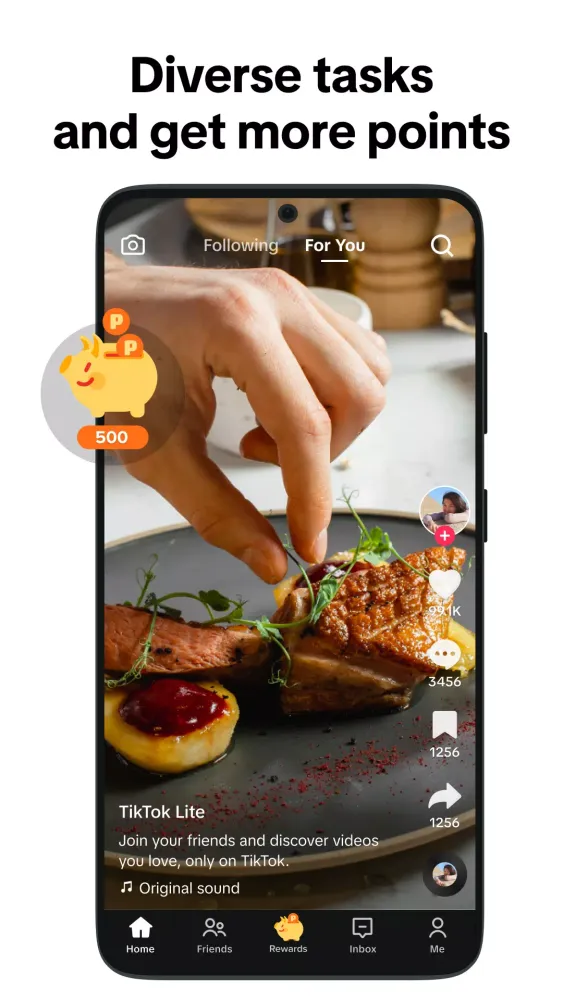 TikTok Lite Screenshots