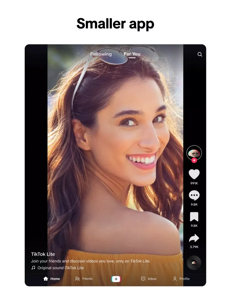 TikTok Lite Screenshots
