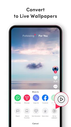 TikTok Live Wallpaper应用截图