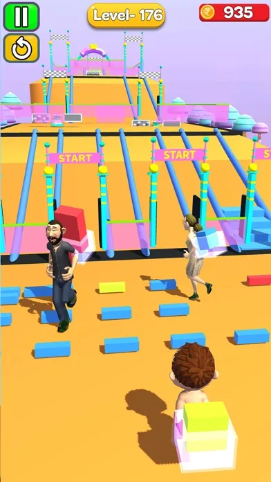 Captures d'écran de Baby Bridge Race: Daddy Prank