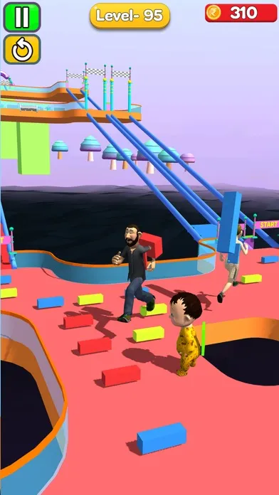 Captures d'écran de Baby Bridge Race: Daddy Prank