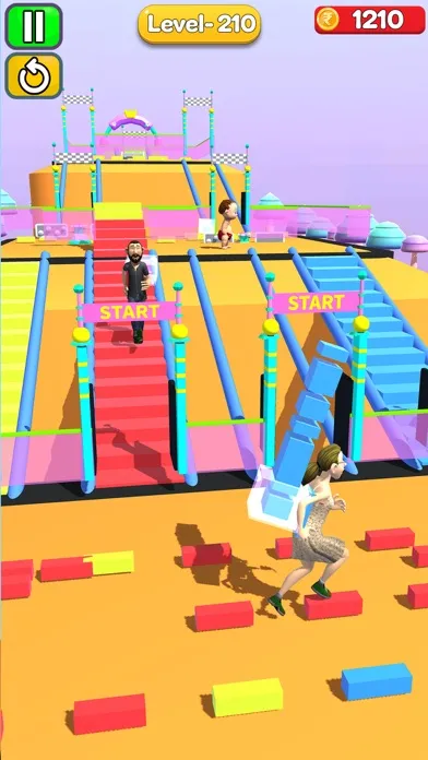 Captures d'écran de Baby Bridge Race: Daddy Prank
