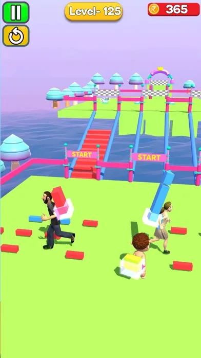 Captures d'écran de Baby Bridge Race: Daddy Prank