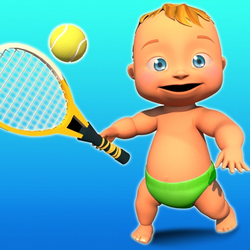 Baby Tennis Champs: Find Daddy