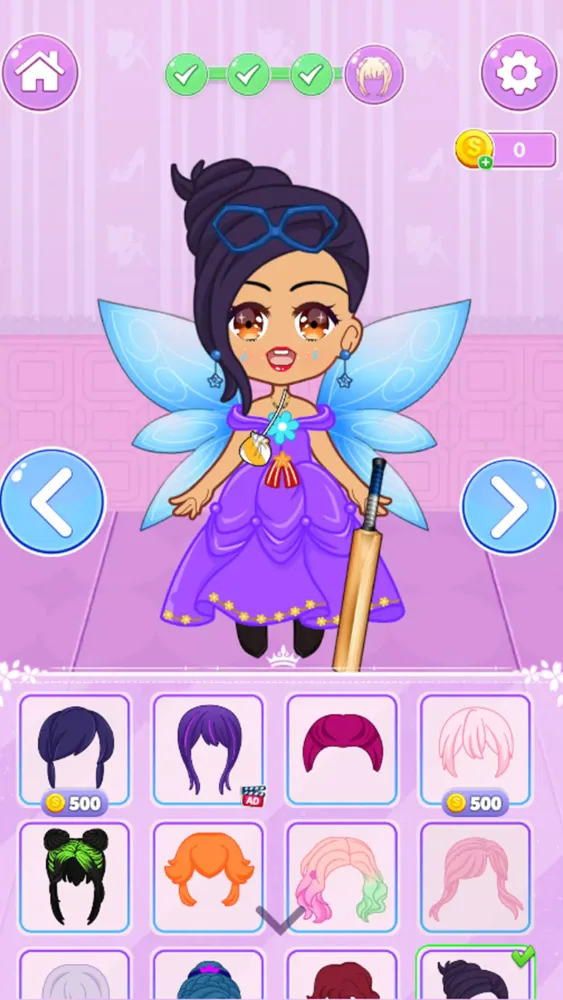 Chibi Doll DIY Dress Up Makeup Screenshots