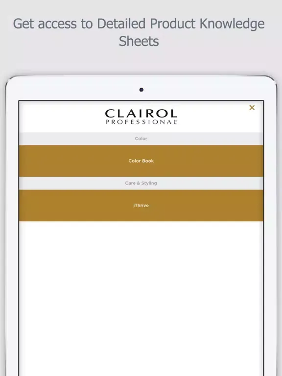 Скриншоты Clairol Professional Education iPad 