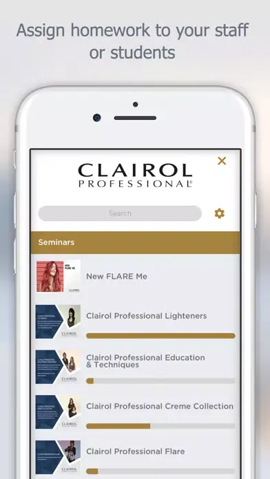 Скриншоты Clairol Professional Education