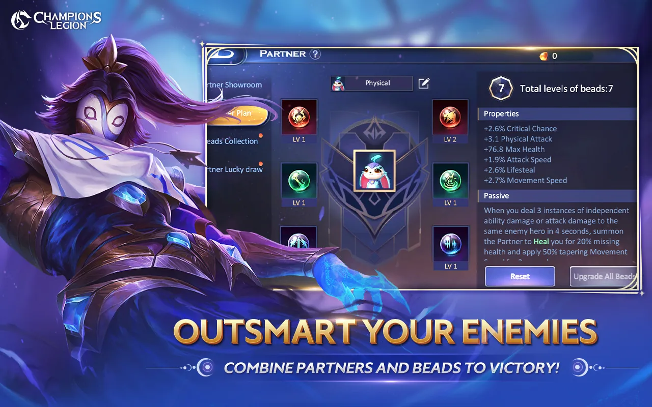 Ảnh chụp màn hình của Champions Legion