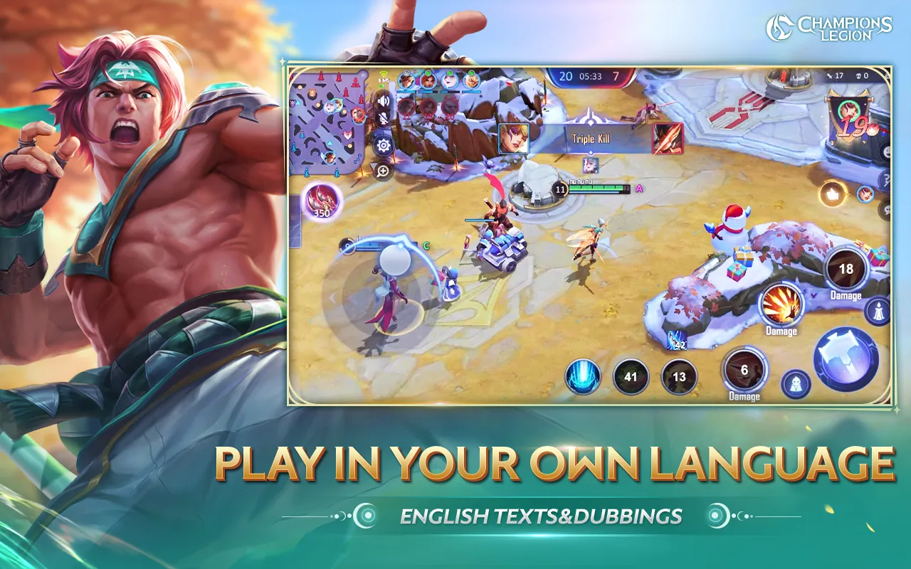 Ảnh chụp màn hình của Champions Legion