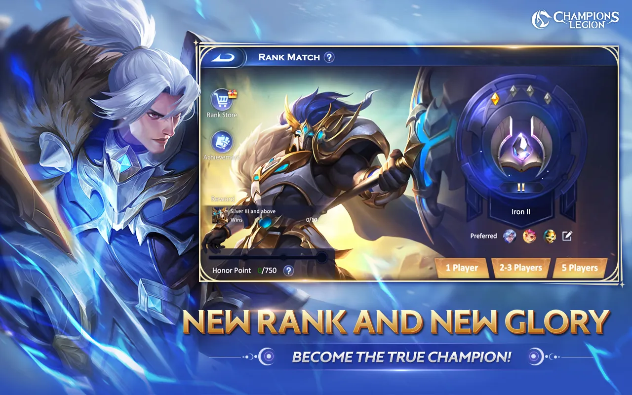 Ảnh chụp màn hình của Champions Legion