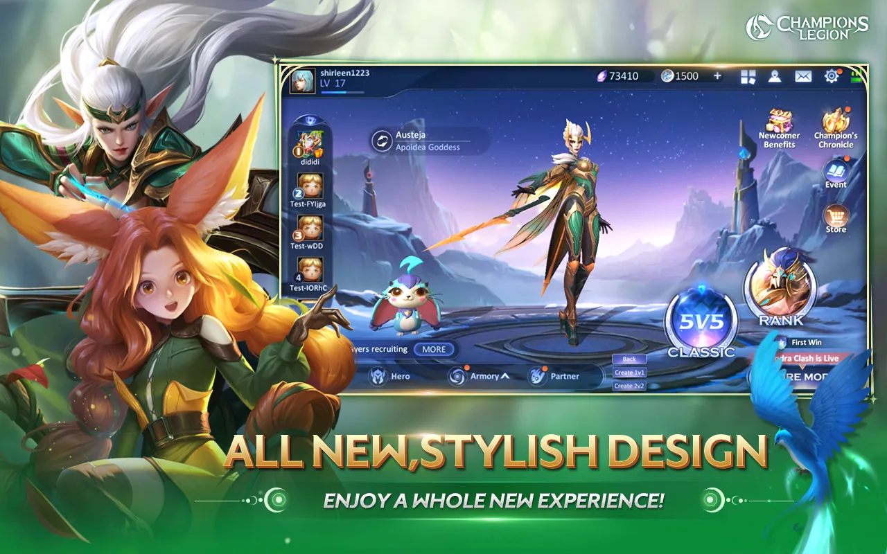 Ảnh chụp màn hình của Champions Legion