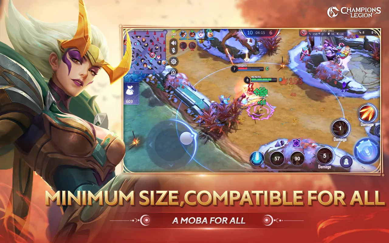 Ảnh chụp màn hình của Champions Legion