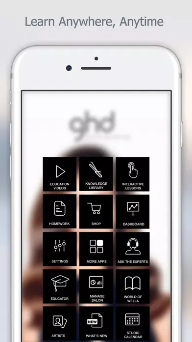 Capturas de tela do ghd Professional Education