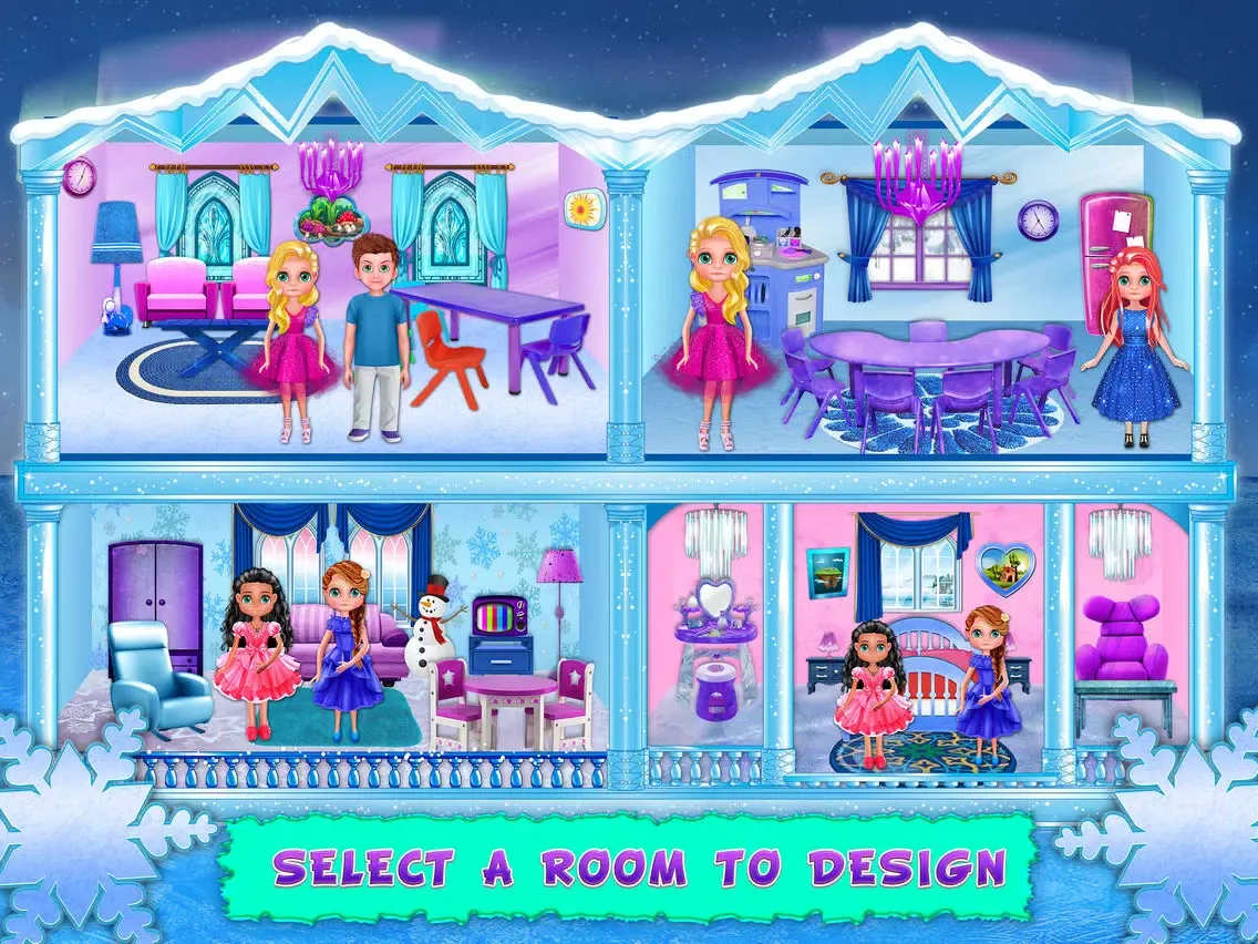 Ice Doll House Decoration Home iPad  スクリーンショット