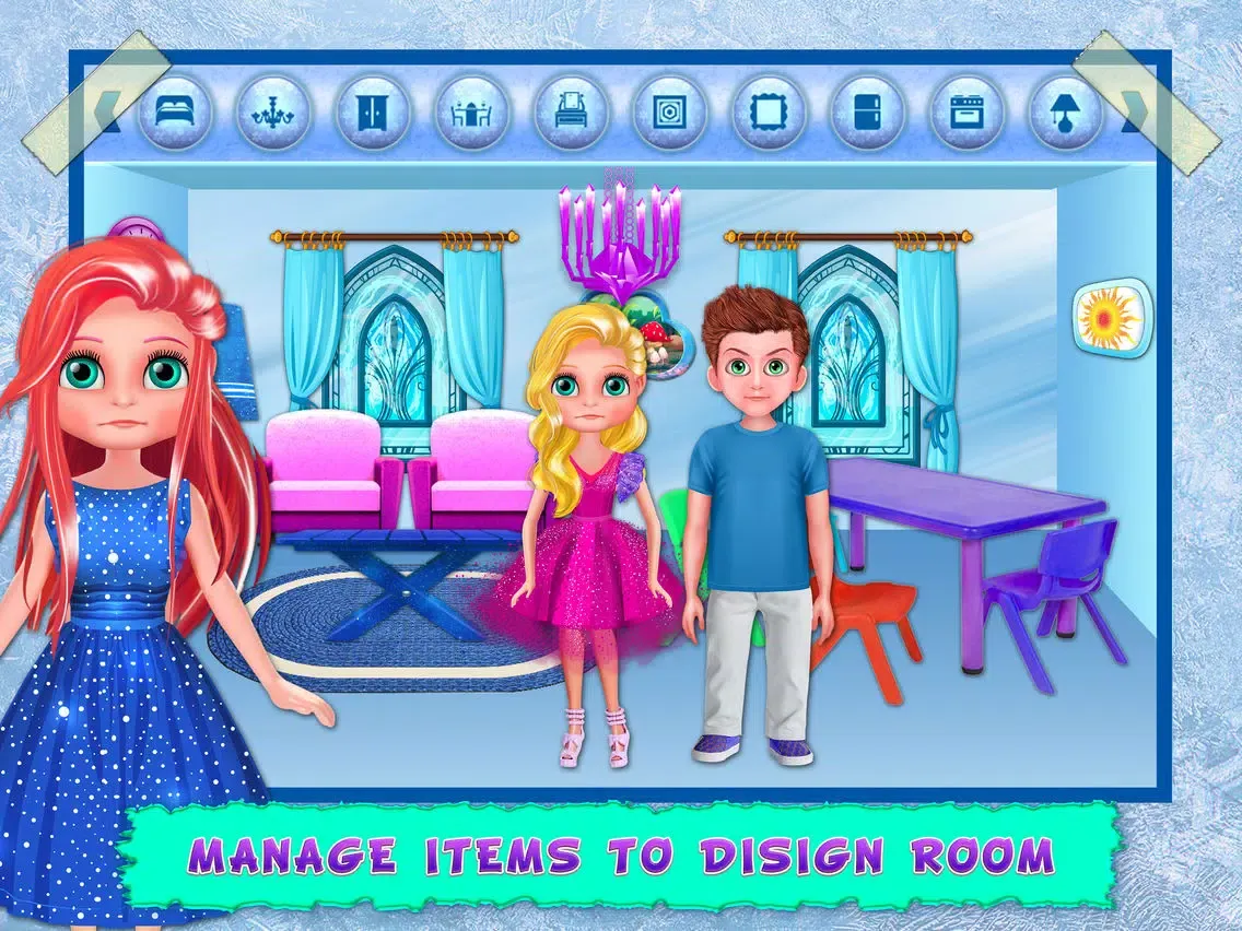 Ice Doll House Decoration Home iPad  スクリーンショット