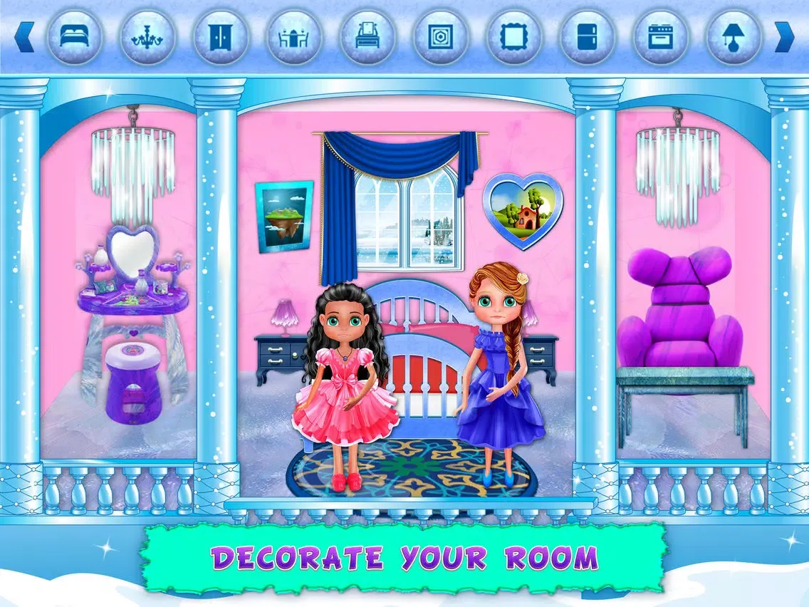 Ice Doll House Decoration Home iPad  スクリーンショット
