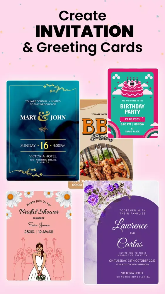 Invitation Maker Screenshots
