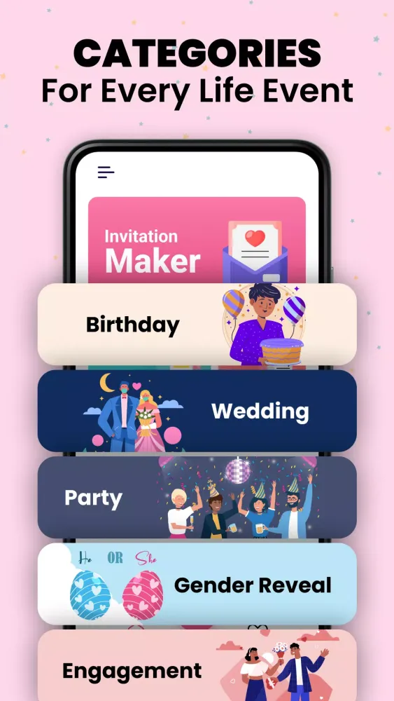 Invitation Maker Screenshots