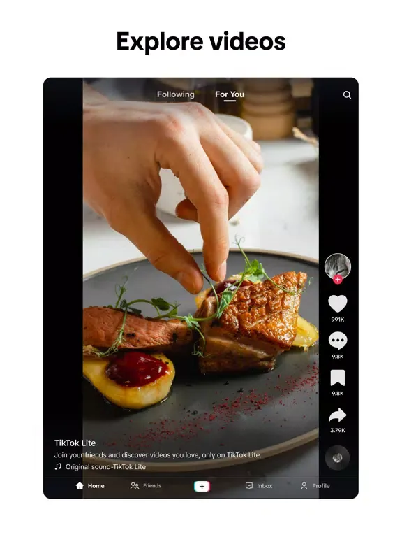 صور TikTok Lite iPad 
