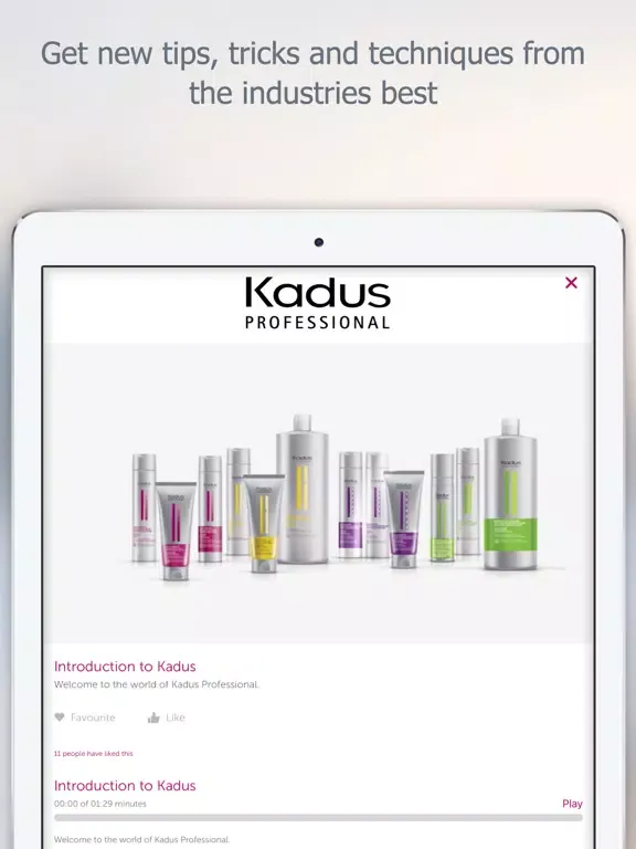 Kadus Professional Education iPad  Ekran Görüntüleri