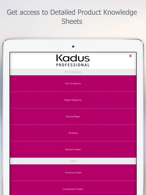 Kadus Professional Education iPad  Ekran Görüntüleri