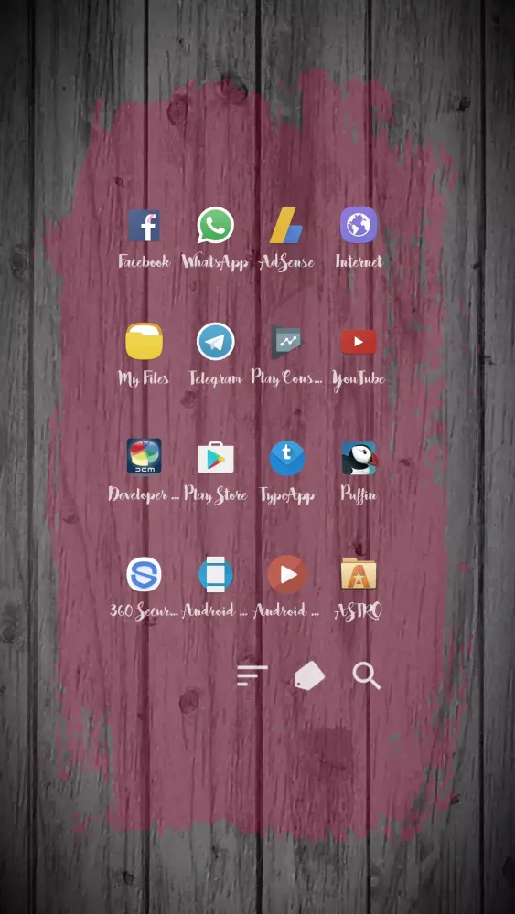 Table for Total Launcher Screenshots