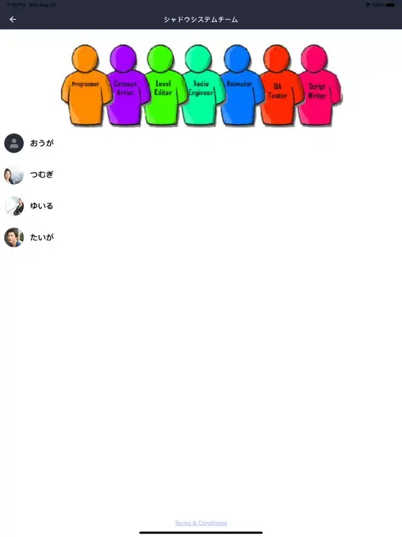 Capturas de tela do SS_Messenger iPad 