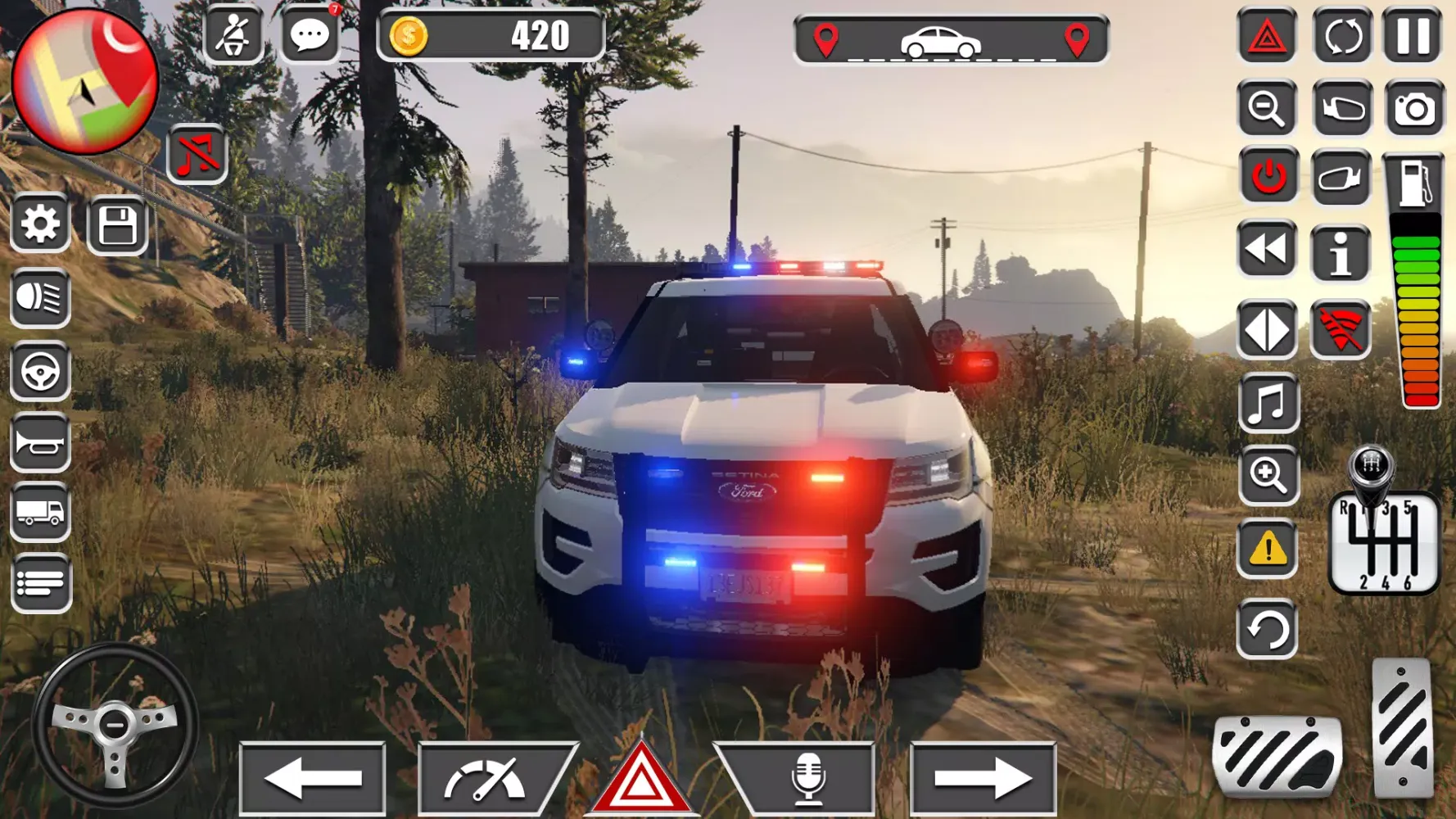 Police Car Spooky Parking 3d Screenshots