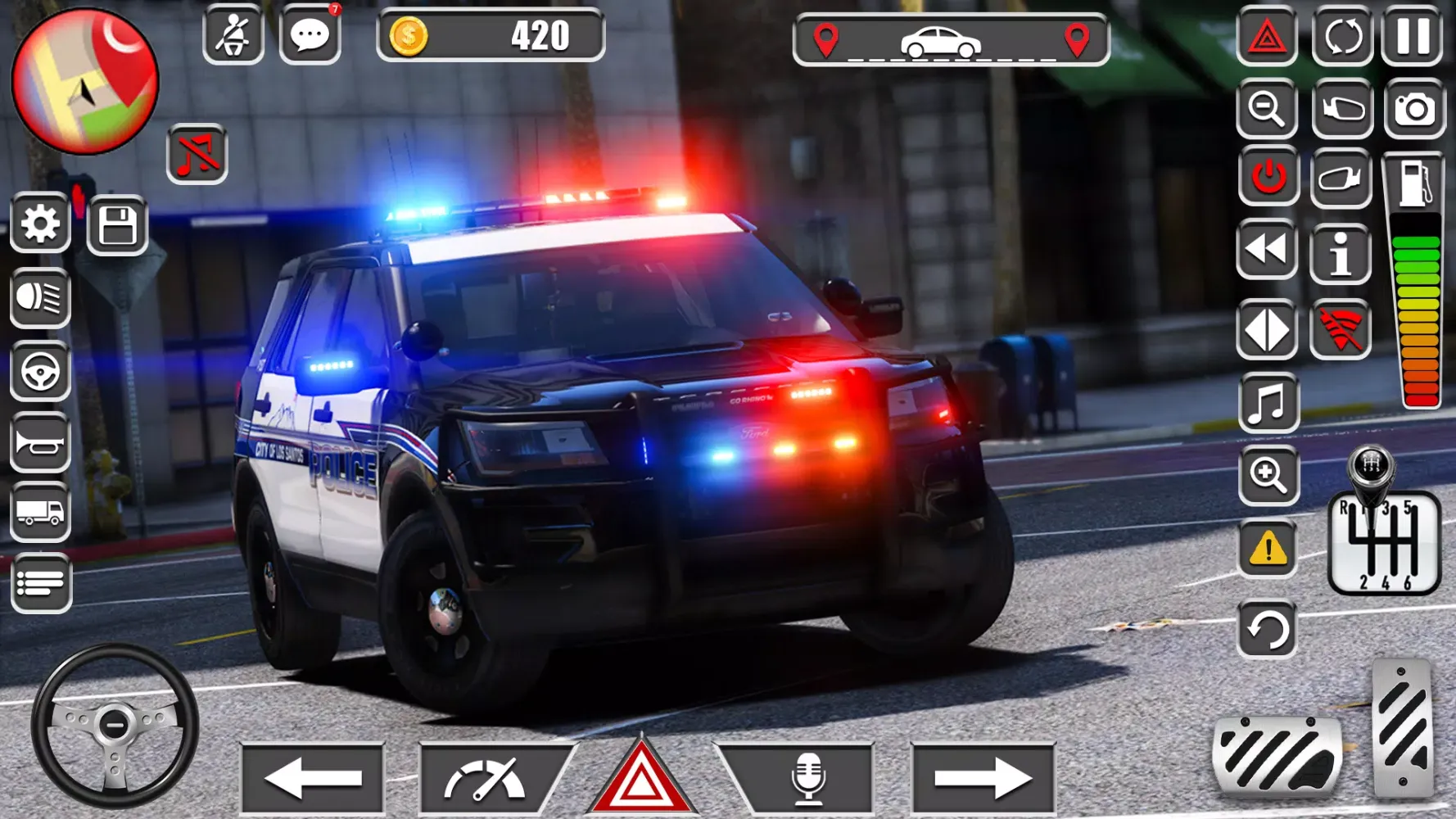 Police Car Spooky Parking 3d Screenshots