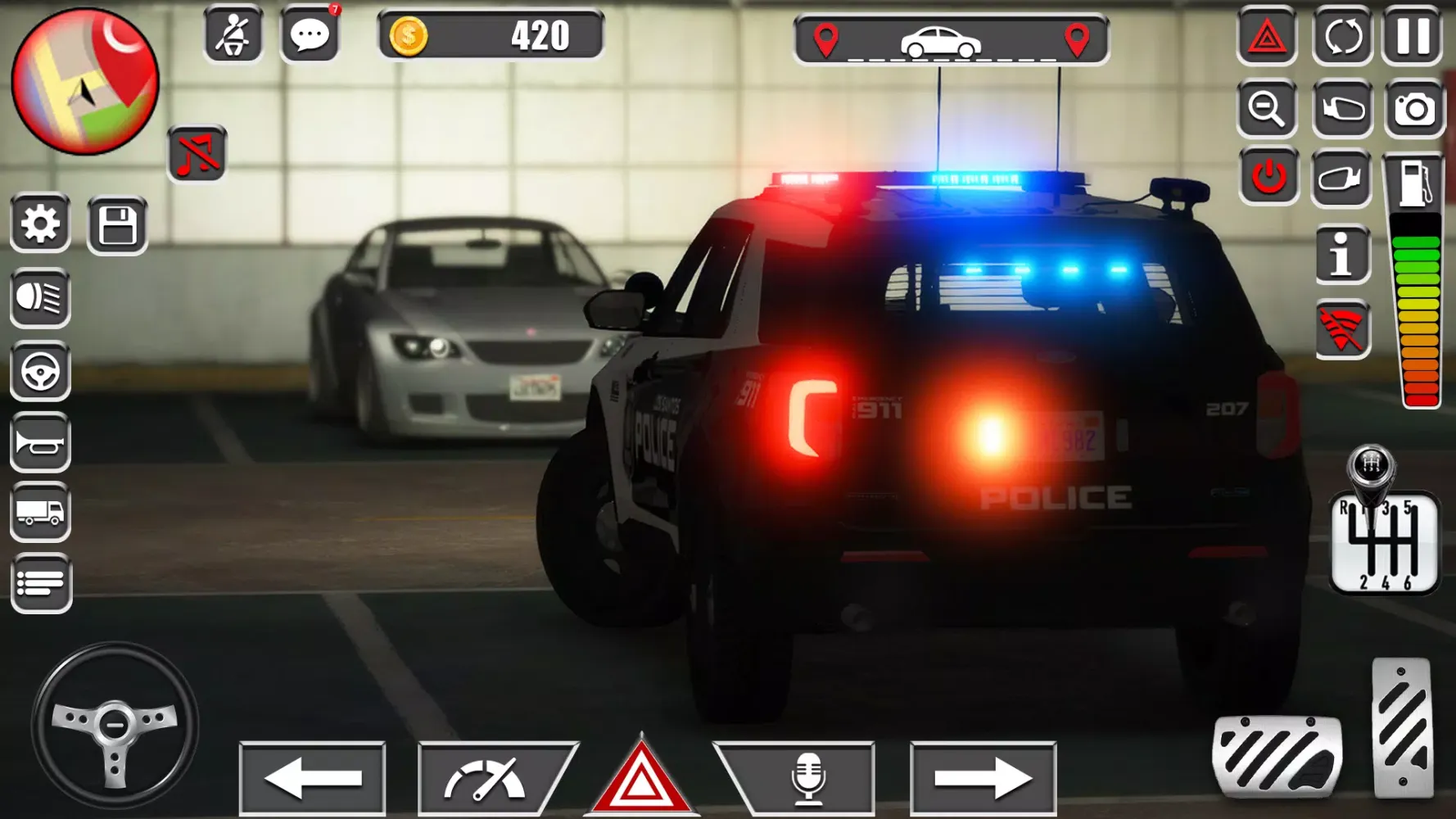 Police Car Spooky Parking 3d Screenshots