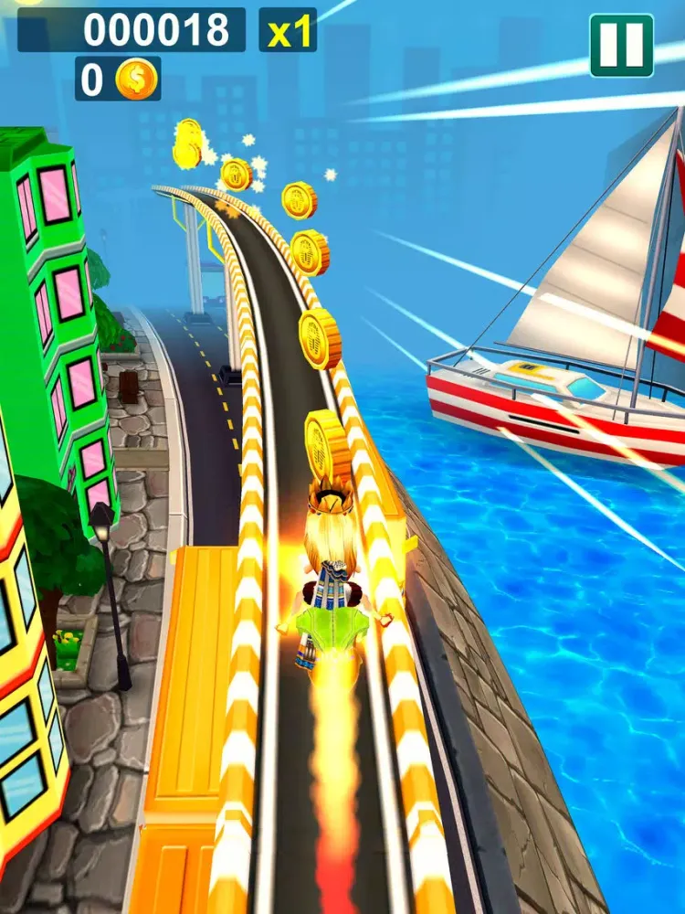 Tangkapan skrin Endless Runner Princess Rush iPad 