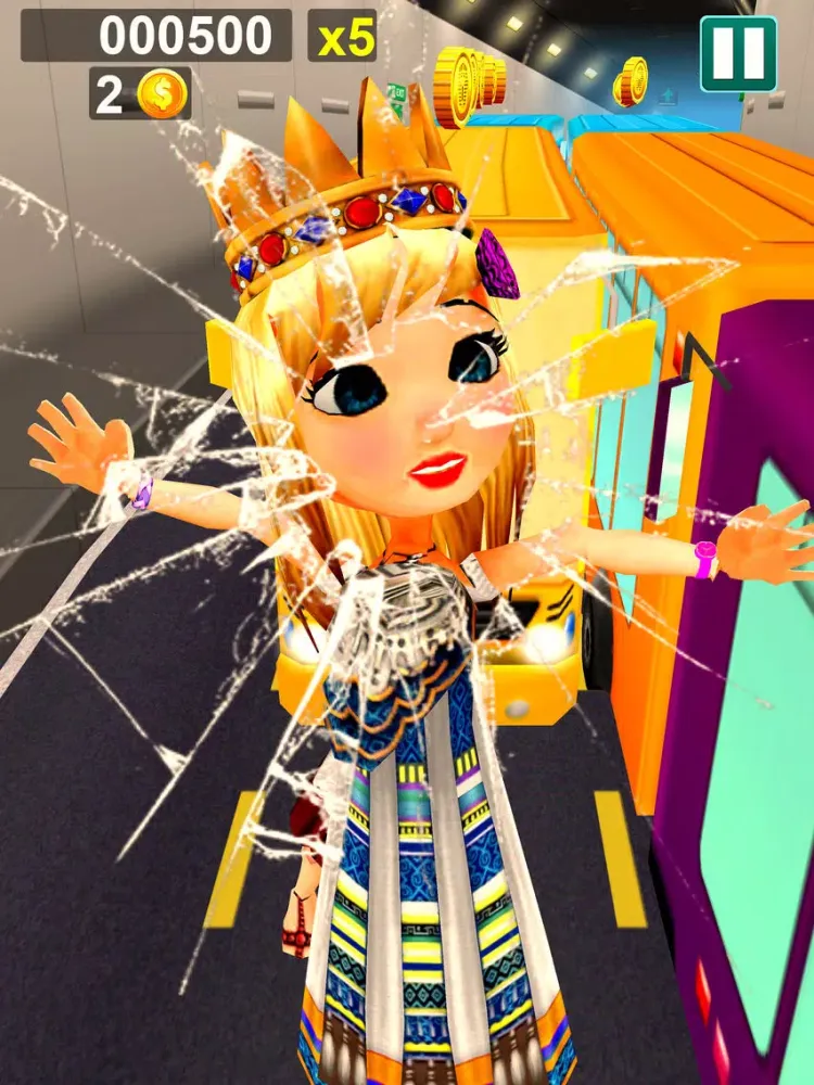 Tangkapan skrin Endless Runner Princess Rush iPad 