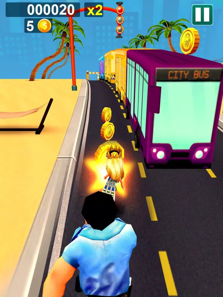 Tangkapan skrin Endless Runner Princess Rush iPad 