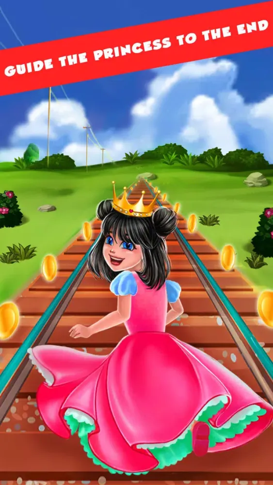 Tangkapan skrin Endless Runner Princess Rush