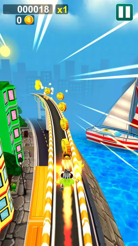Tangkapan skrin Endless Runner Princess Rush