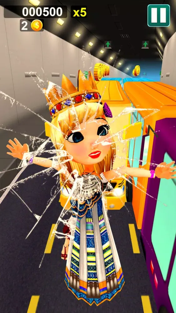Tangkapan skrin Endless Runner Princess Rush