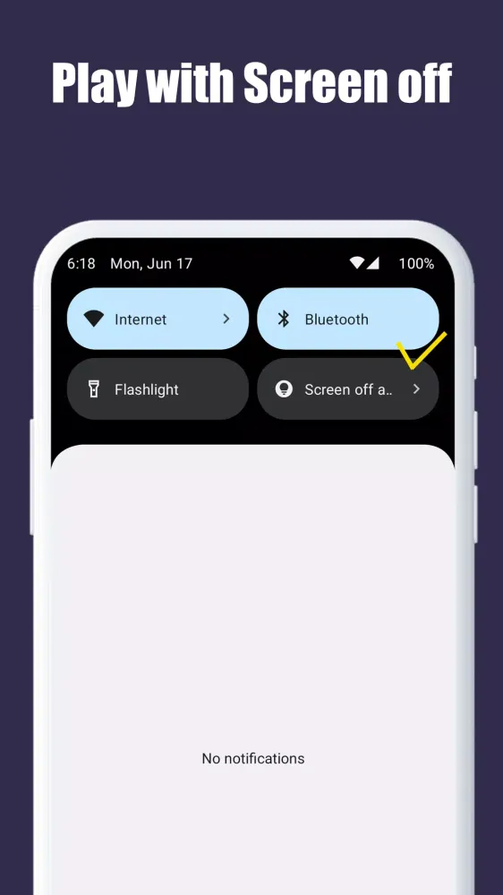 Screen Off and Play应用截图