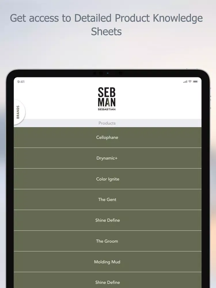 Captures d'écran de SEB MAN Professional Education iPad 