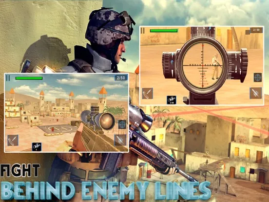 Sniper Survival - FPS War Game iPad  Screenshots