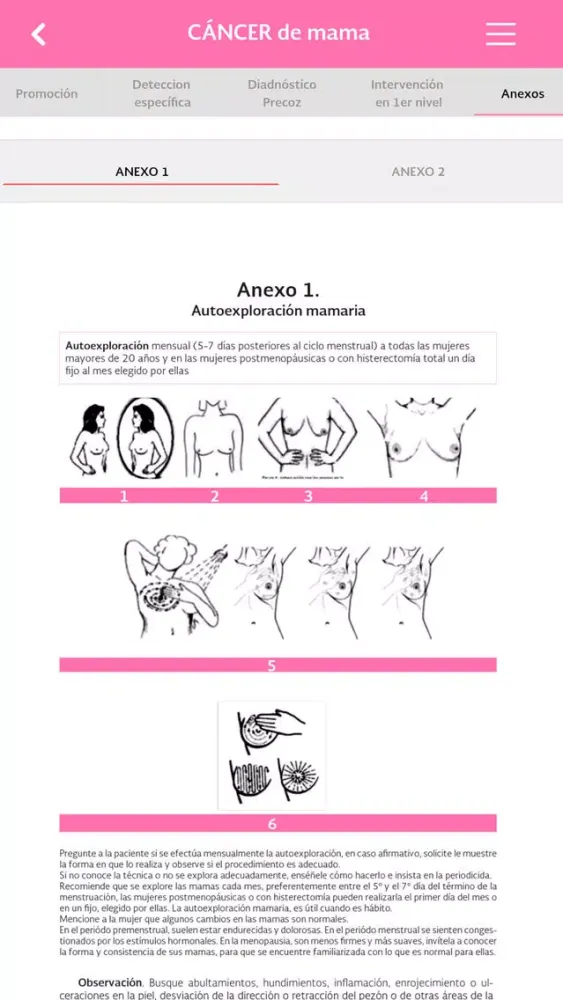 Capturas de tela do Atención Clinica (Algoritmos)