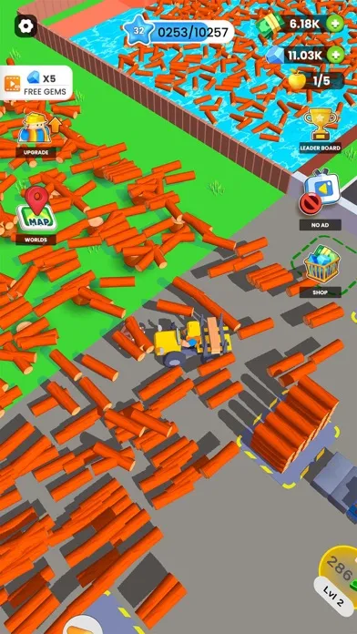 Tangkapan skrin Wood Factory – Lumber Tycoon