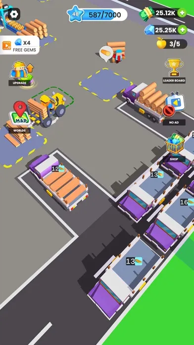 Tangkapan skrin Wood Factory – Lumber Tycoon