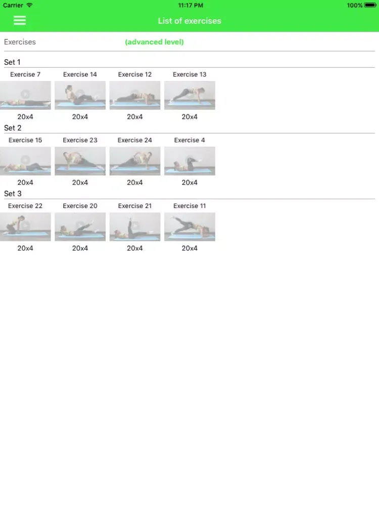 Tangkapan layar Free Ab Workout Exercises iPad 