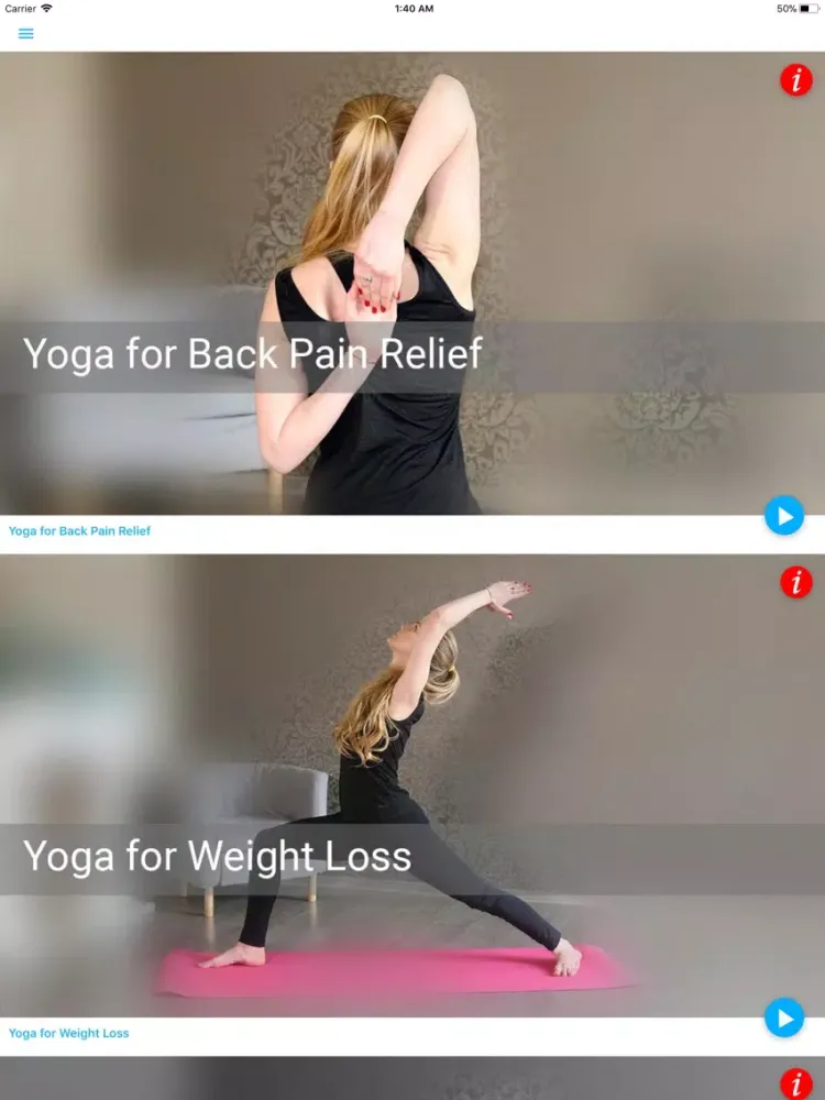 Captures d'écran de Special Yoga SSA iPad 