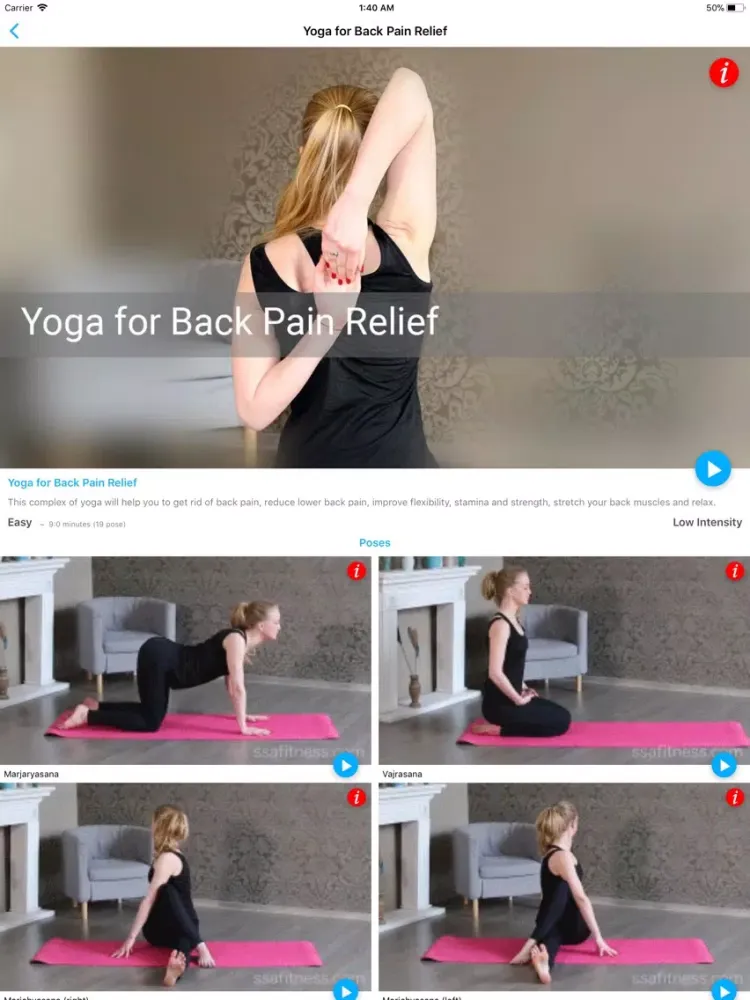 Captures d'écran de Special Yoga SSA iPad 